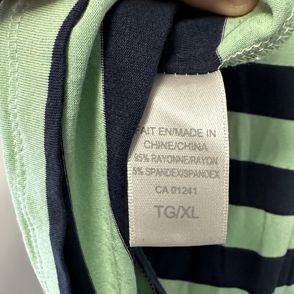 Twik Green and Black Striped Tank Top - Picture 3 of 4